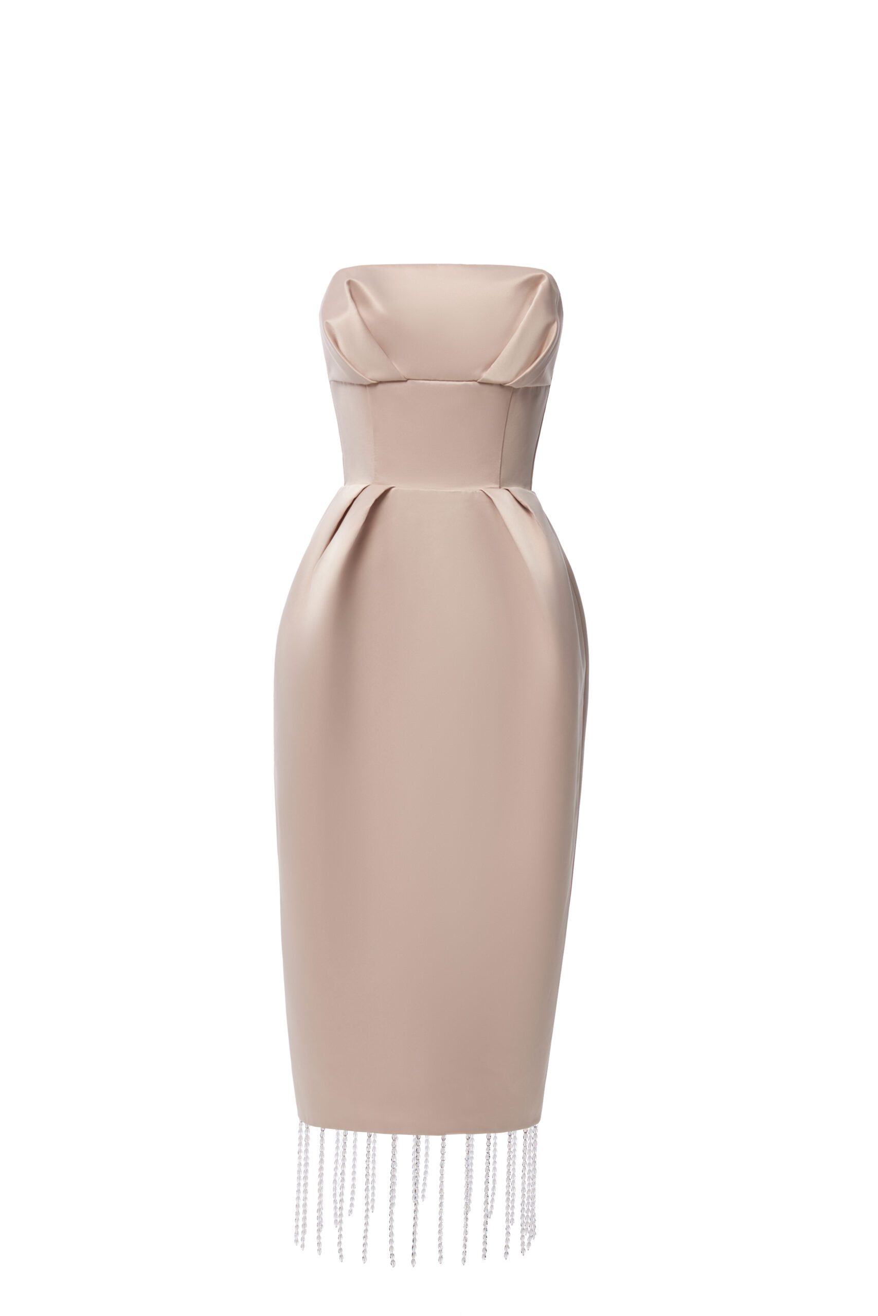 Satin midi dress