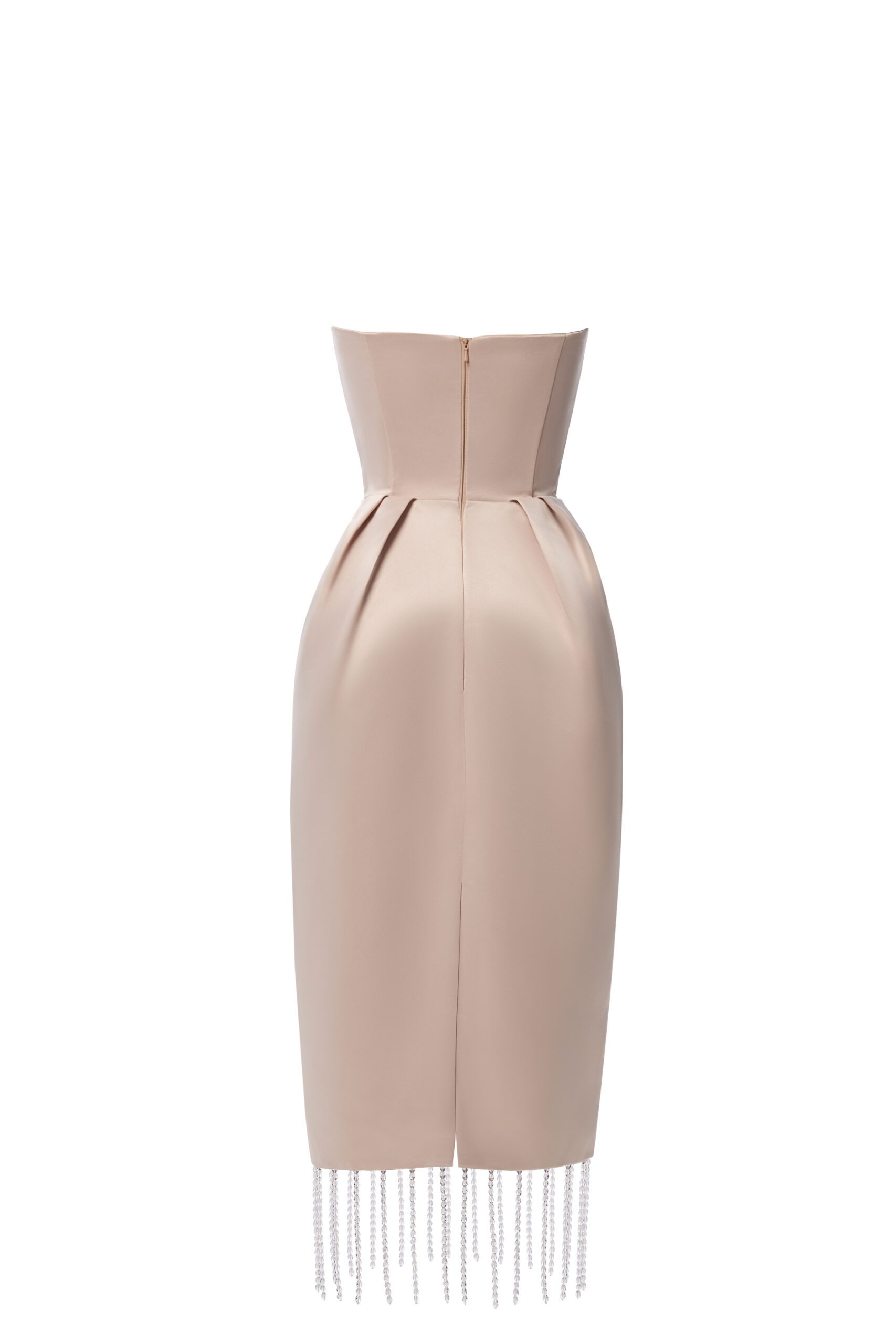 Satin midi dress